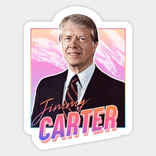 Jimmy Carter - Retro Sticker